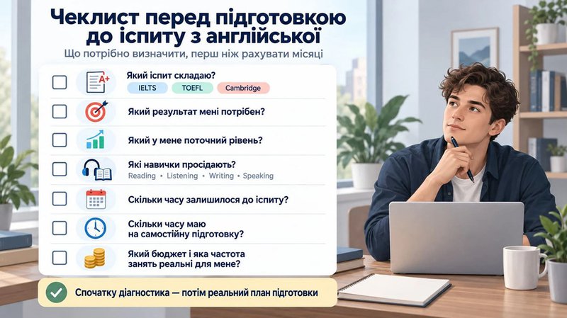 Чеклист до іспиту з англійської